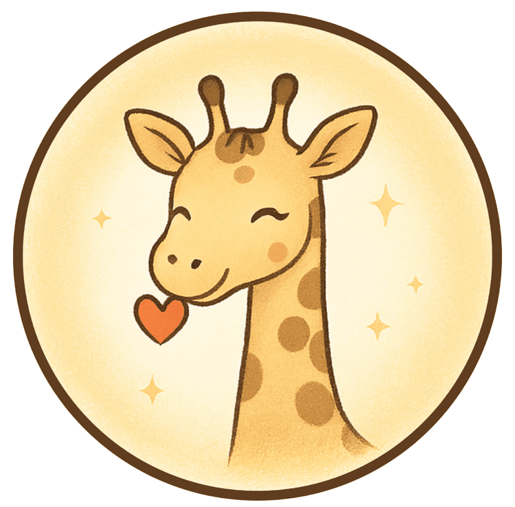 Les Lumières Douces — logo girafe